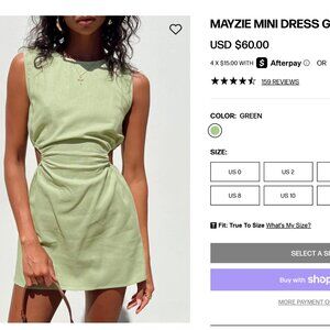 Princess Polly Green Dress